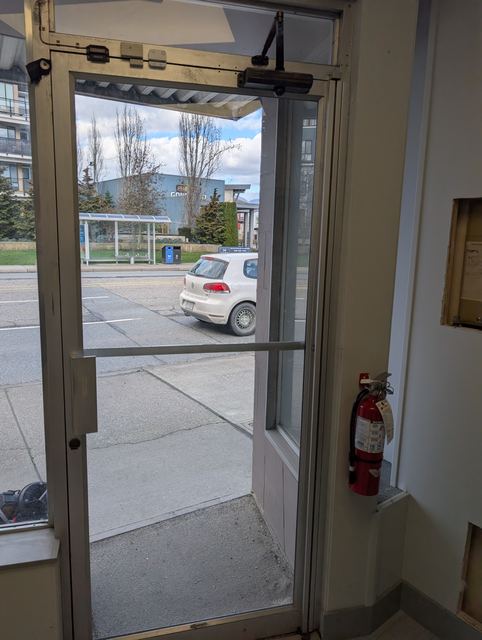 Commercial door closer and hardware service